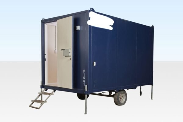 12FT X 7FT 6IN STEEL MOBILE ANTI-VANDAL OFFICE CABIN