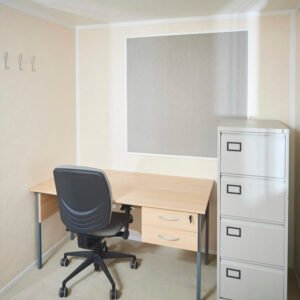 12FT X 8FT STEEL ANTI-VANDAL OFFICE CABIN