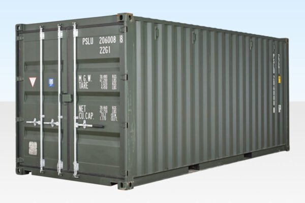 20FT SHIPPING CONTAINER (ONE TRIP) – DARK GREEN